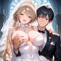 新郎新婦(挿)入刀 2枚目