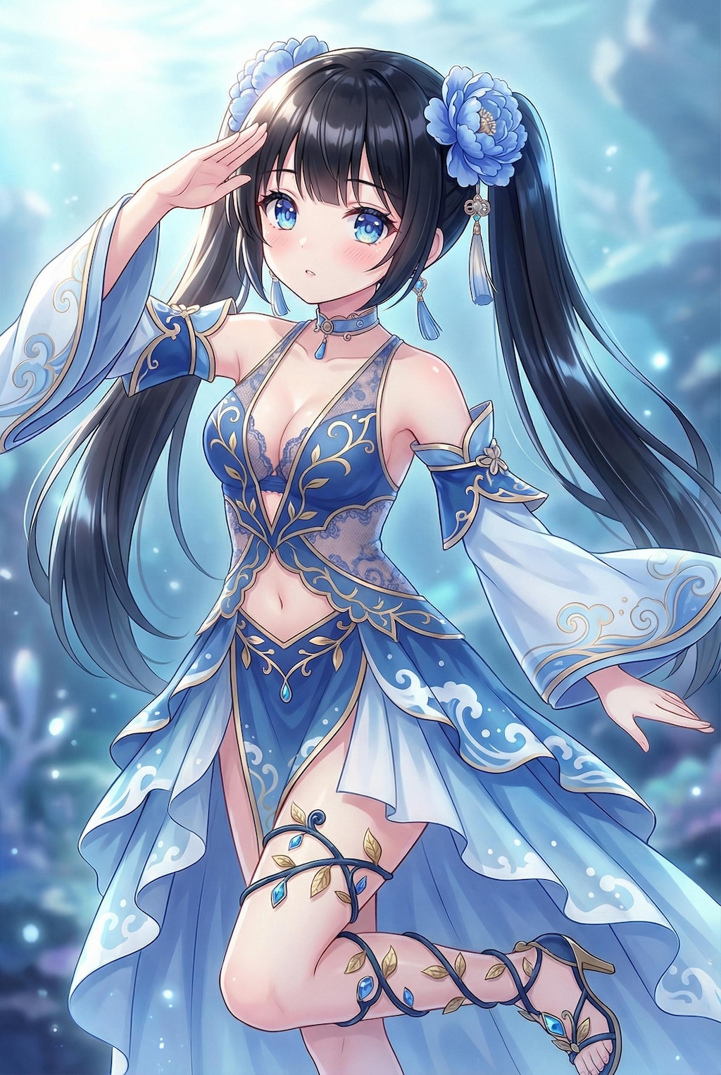 水魔法を使う可愛い後輩