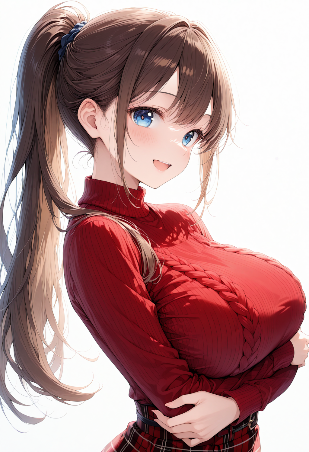 ポニテ セーター