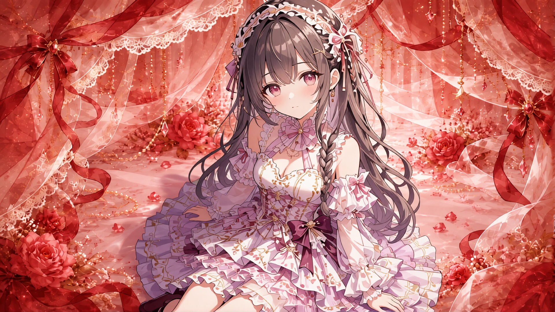 茶髪少女とドレス　その9-4