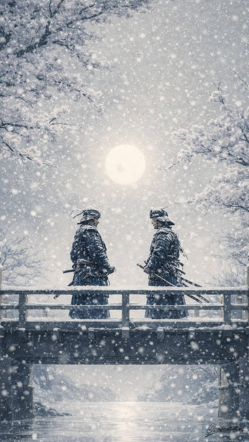 橋の上、運命は五分と五分／スマホ壁紙アーカイブ