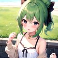 上着は肩落としで　延長戦 3枚目