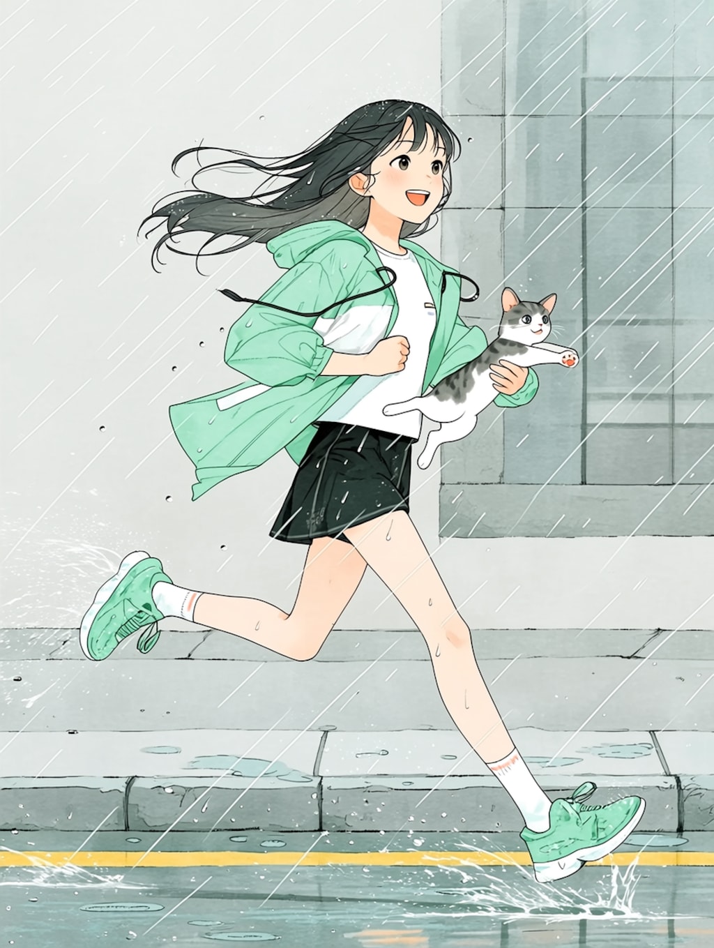 ふたりで雨を駆け抜けて