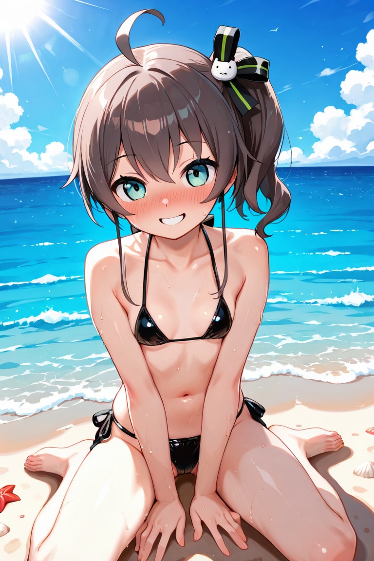 夏色〇つり　ビーチでえっち