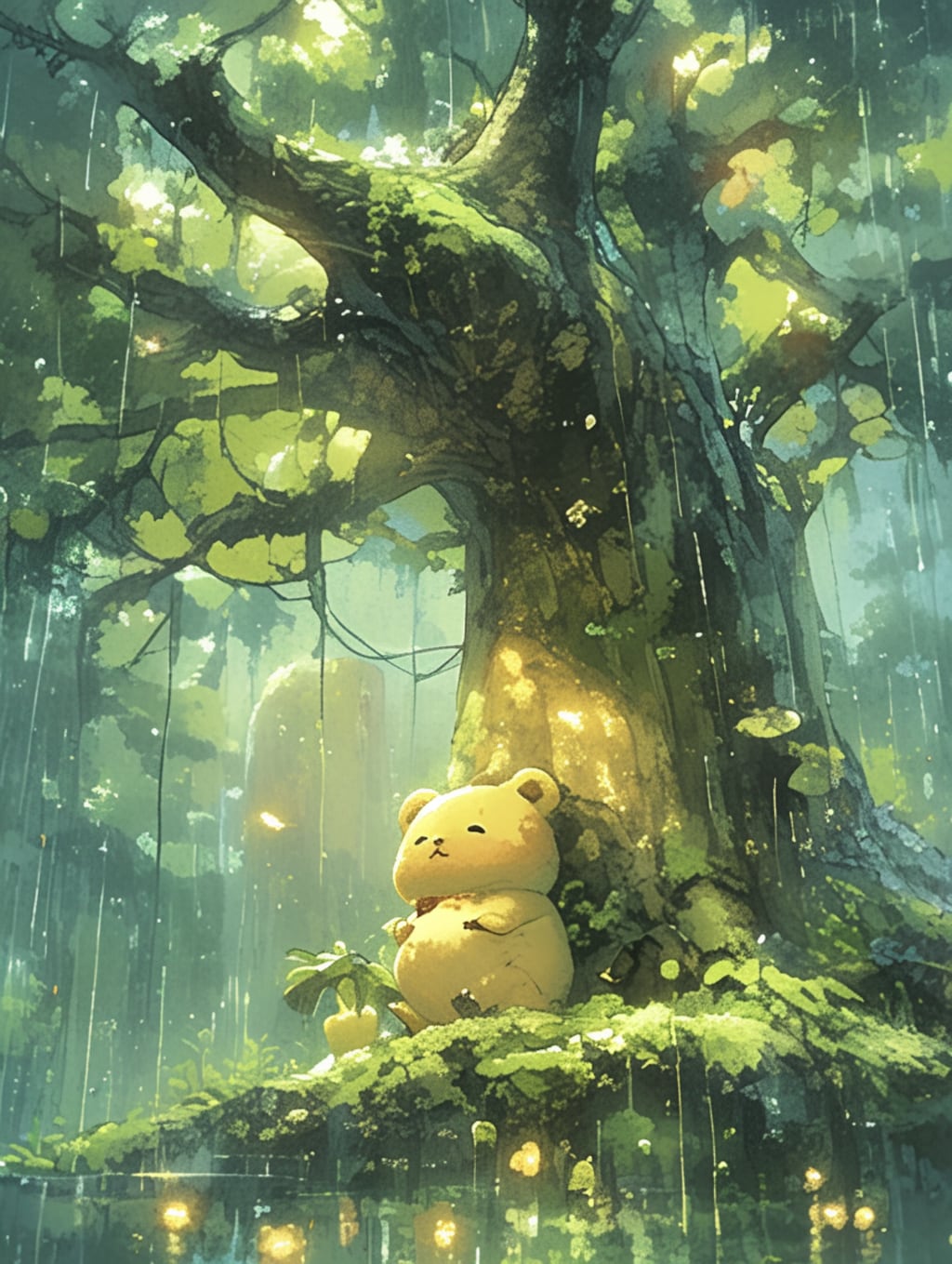 くま娘✖︎雨宿り②🐾