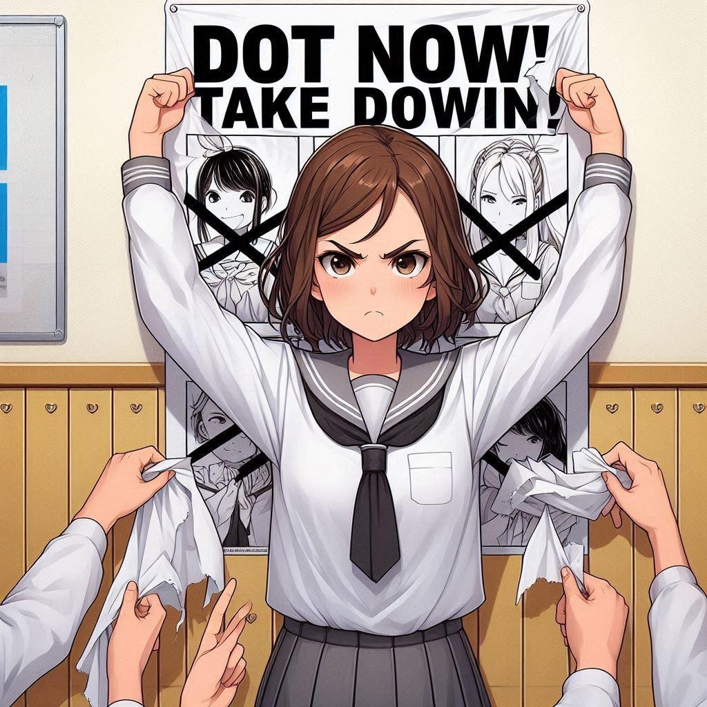 貼り紙『剥がすな！』