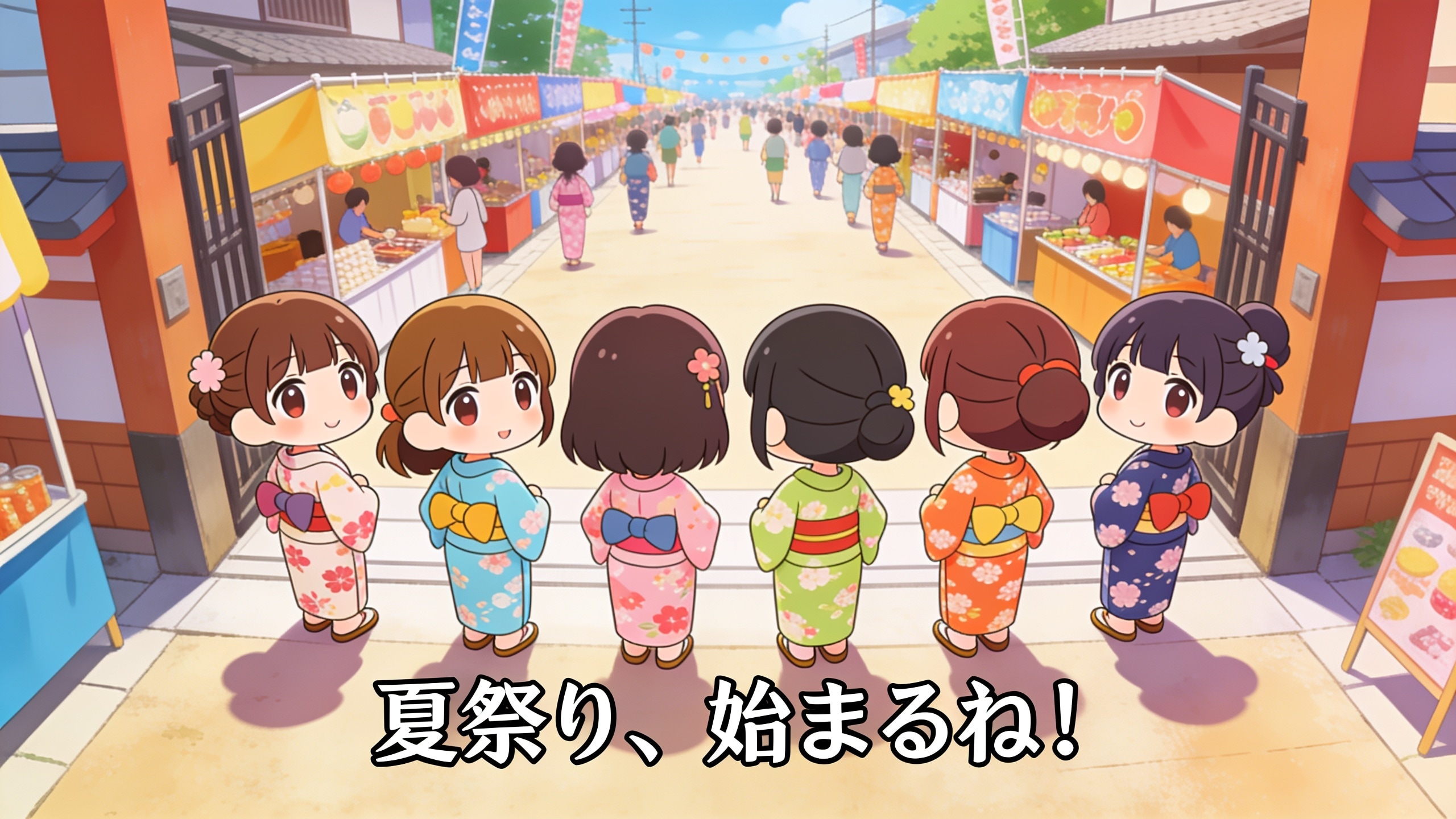今日の夏休み（夏祭りにやって来た１）
