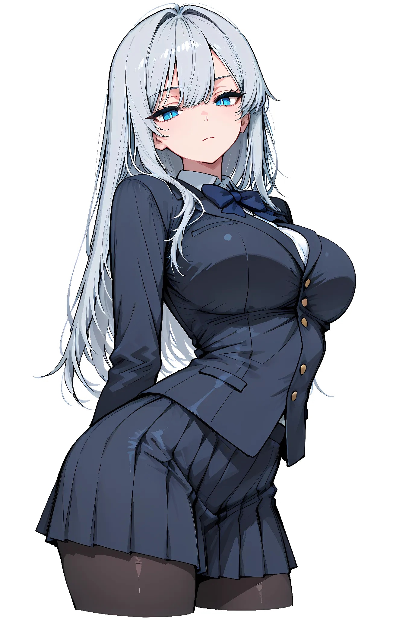 黒スト | の人気AIイラスト・グラビア