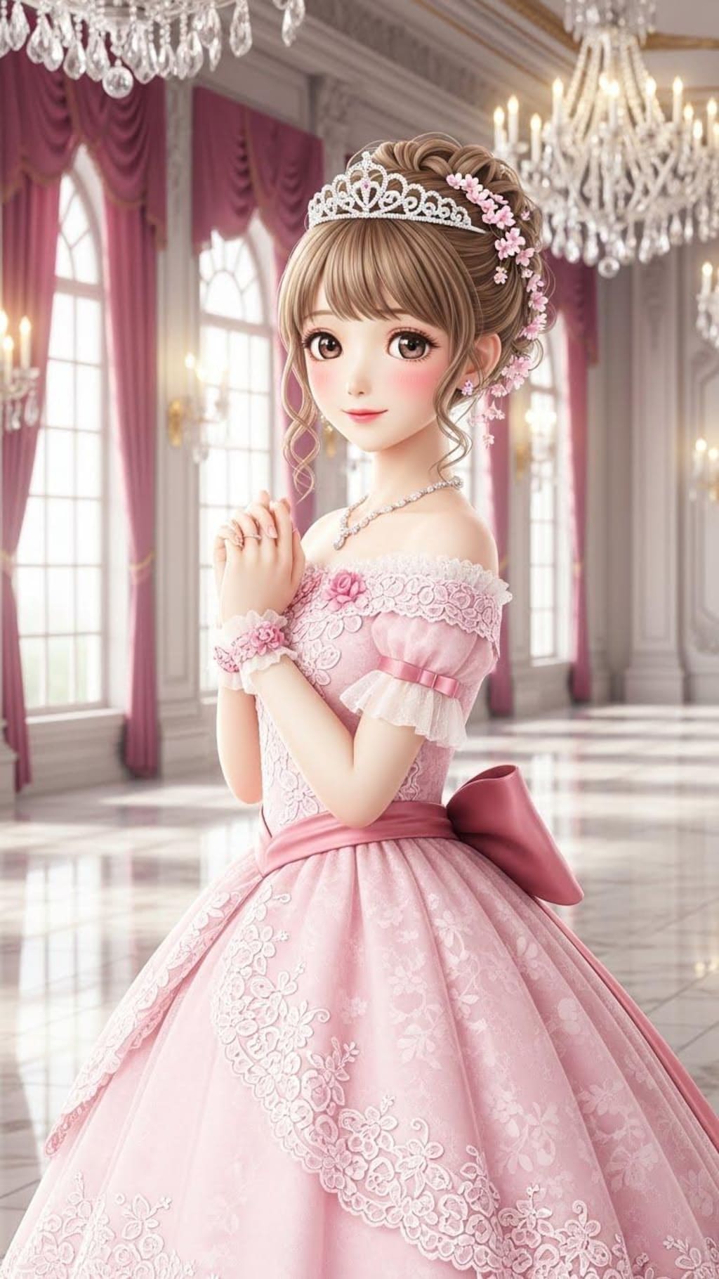 プリンセスに憧れて003《姫イラスト》