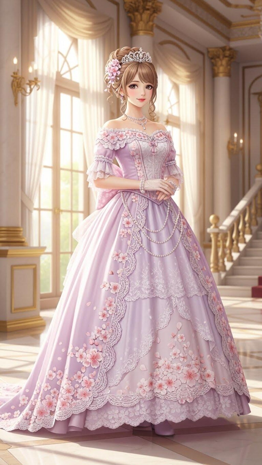 プリンセスに憧れて003《姫イラスト》