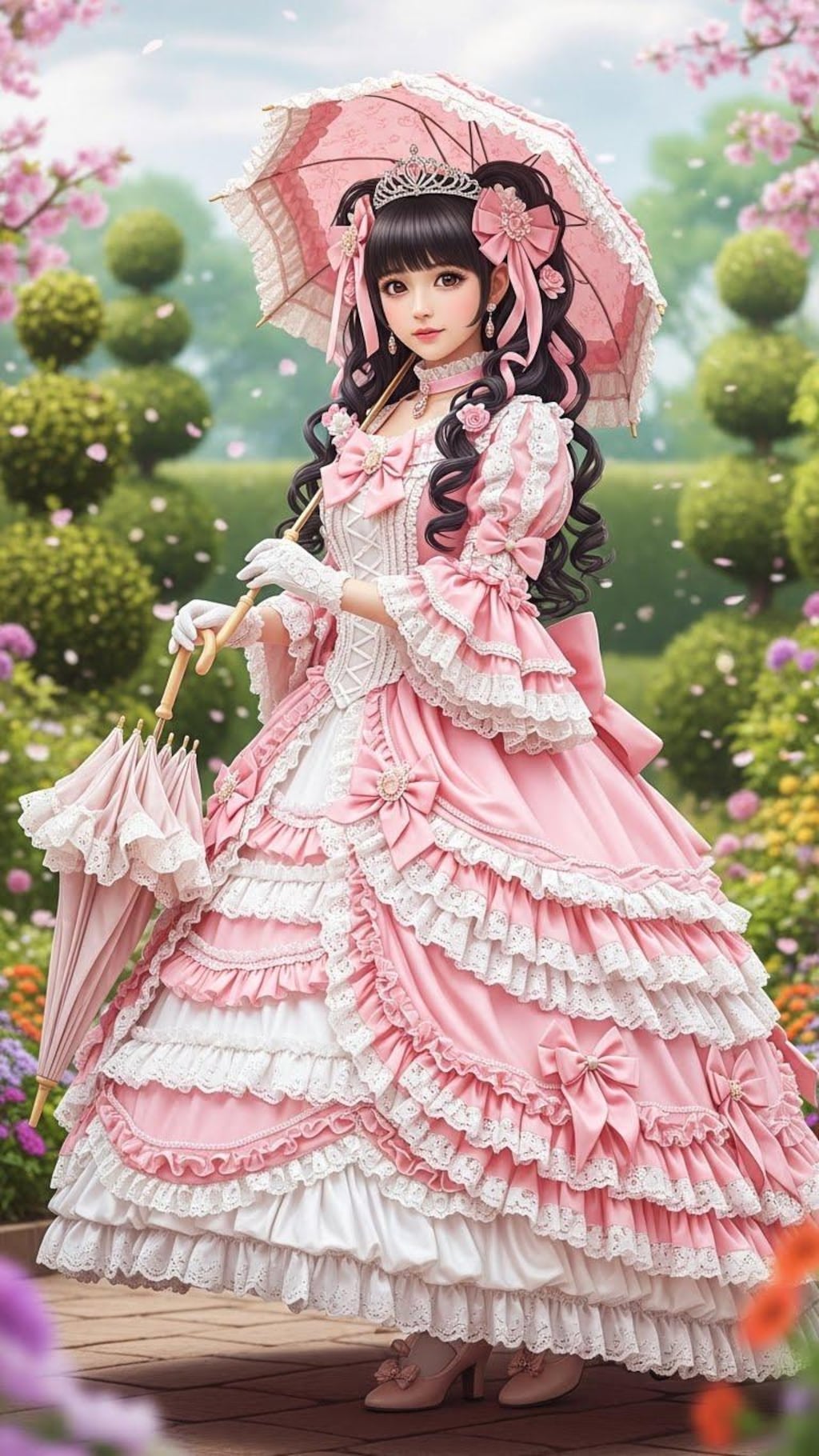 プリンセスに憧れて003《姫イラスト》