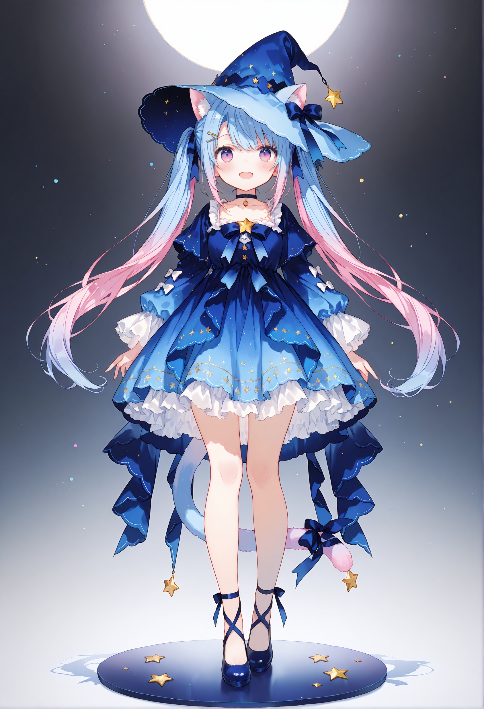 猫耳魔法使い、氷織みもも | の人気AIイラスト・グラビア