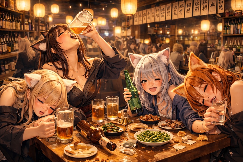 猫耳飲んだくれ居酒屋