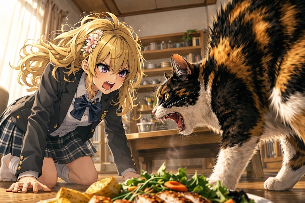 一歩も引かない食卓戦争