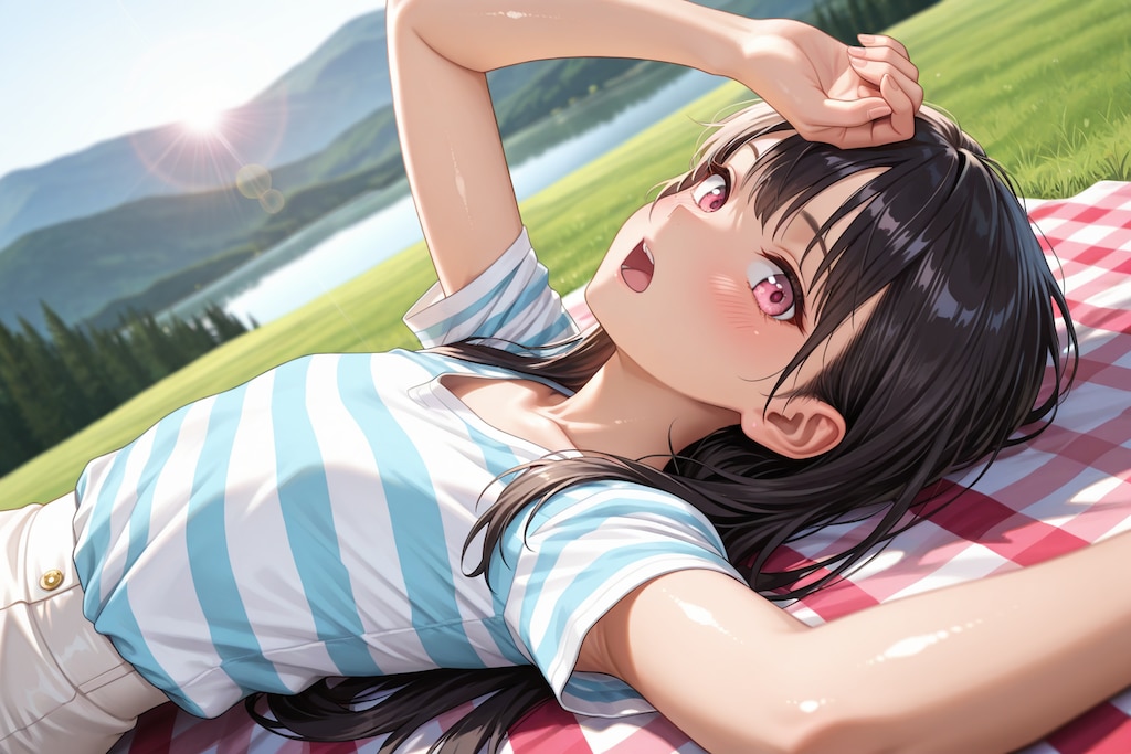 【本日の板野ちゃん】「大自然に囲まれて気持ちいよ～♪」