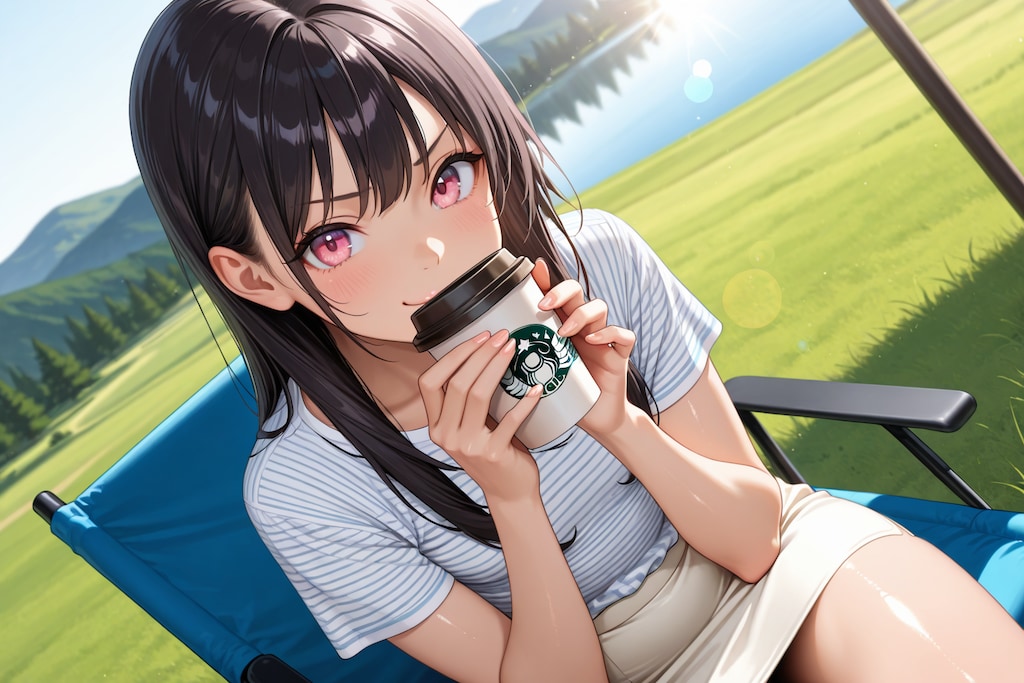 【本日の板野ちゃん】「大自然に囲まれて気持ちいよ～♪」