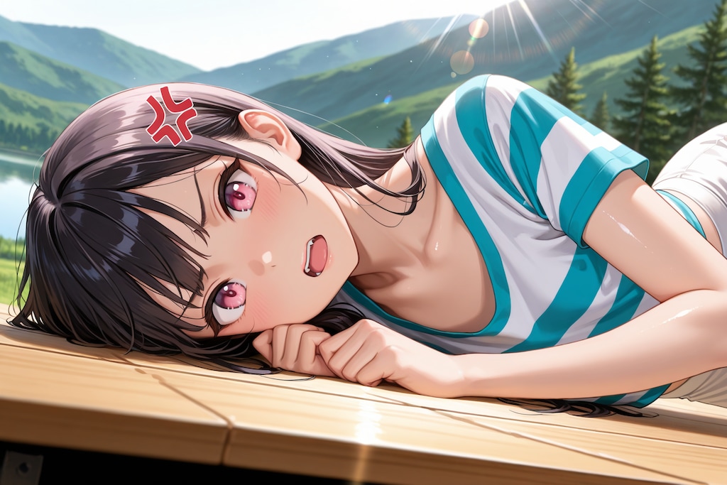 【本日の板野ちゃん】「大自然に囲まれて気持ちいよ～♪」