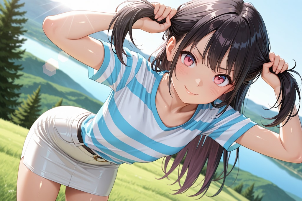【本日の板野ちゃん】「大自然に囲まれて気持ちいよ～♪」