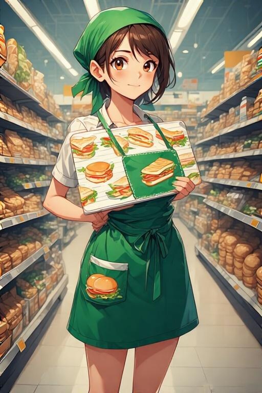 サンドイッチ看板娘