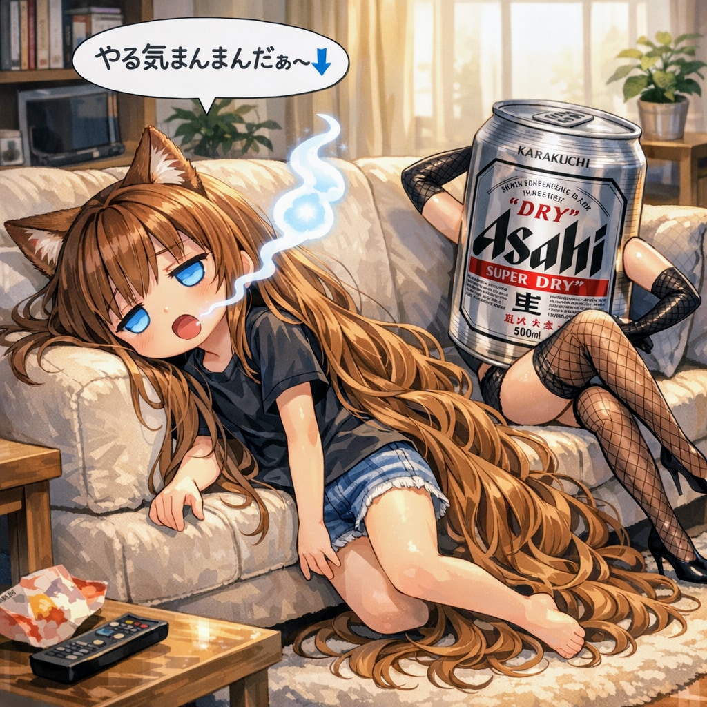 今日も１日がんばるぞい〜な小さな女の子