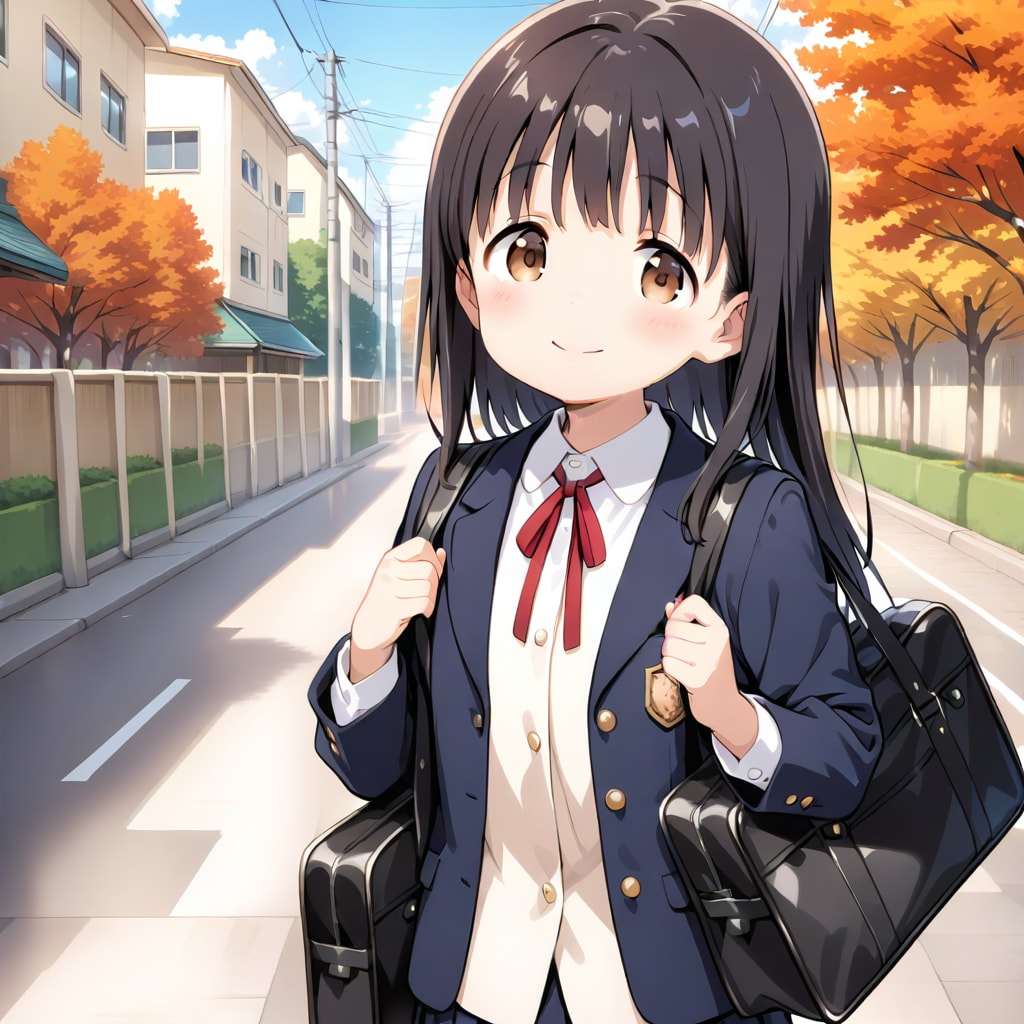 秋のかえりみち | の人気AIイラスト・グラビア