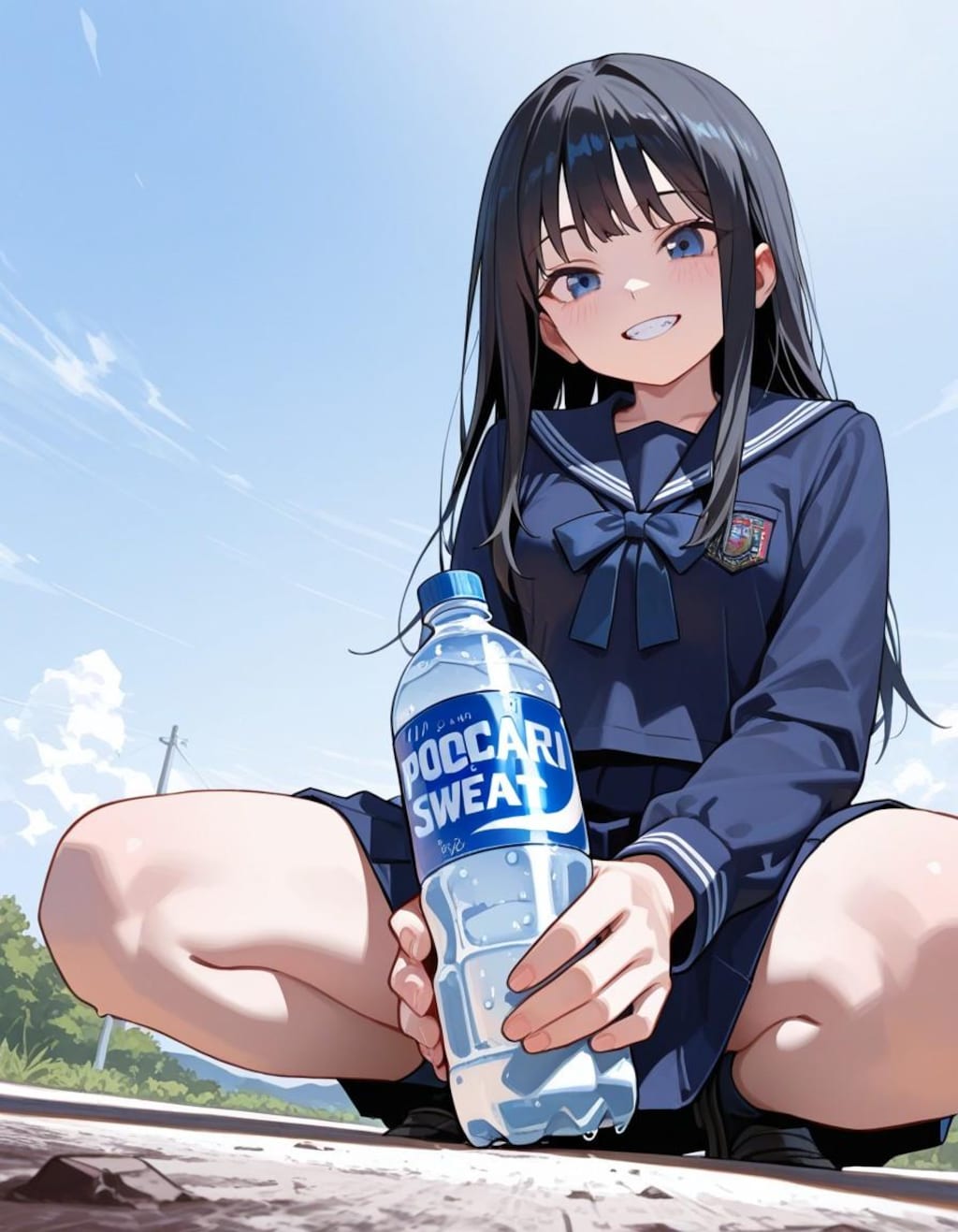 自慢気