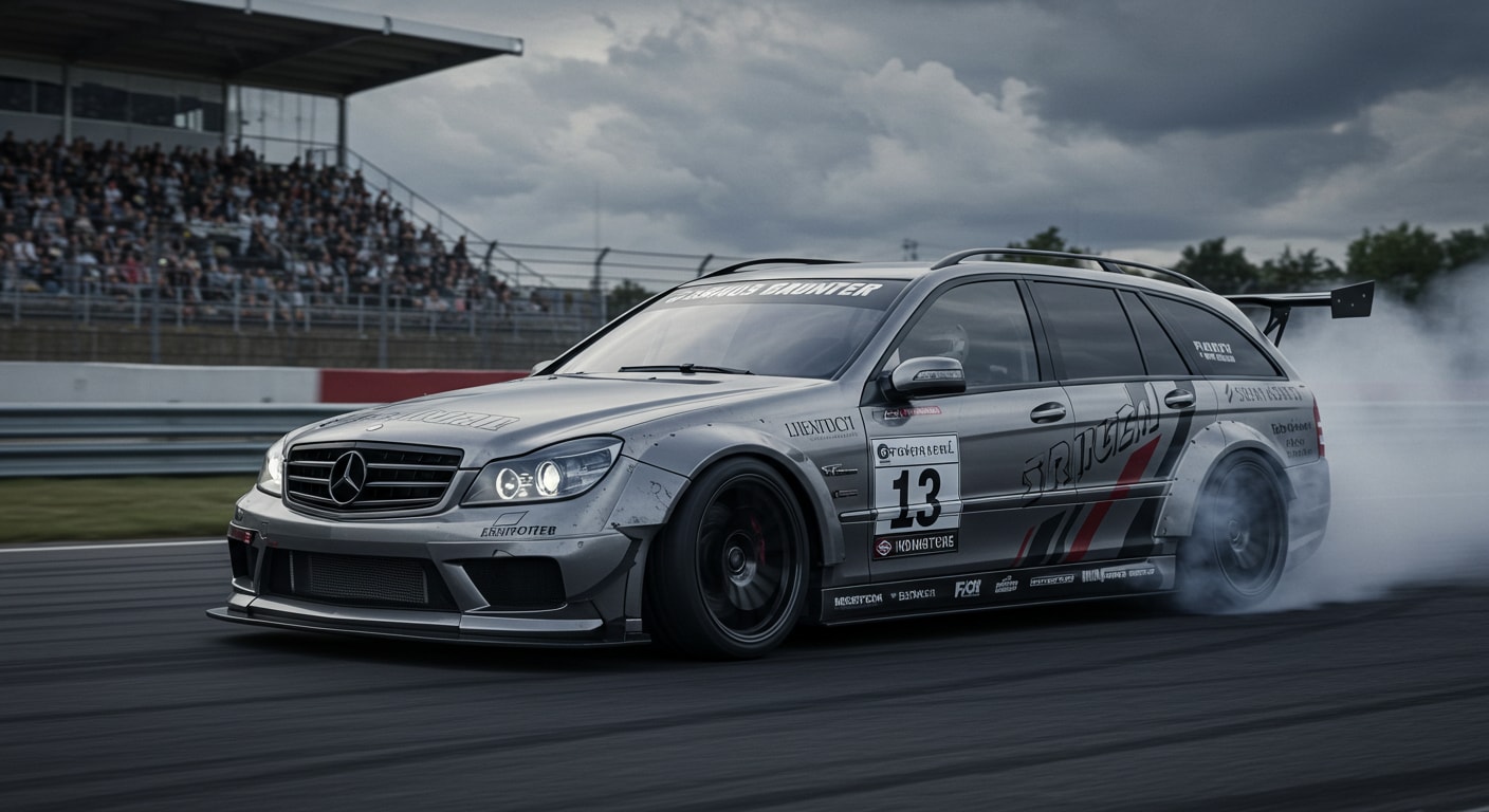 メルセデスベンツワゴンのドリ車 | の人気AIイラスト・グラビア