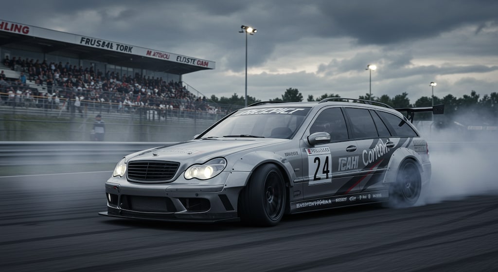 メルセデスベンツワゴンのドリ車