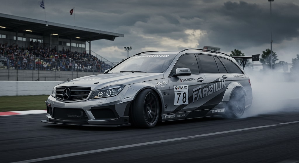 メルセデスベンツワゴンのドリ車