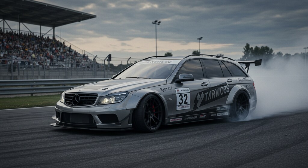 メルセデスベンツワゴンのドリ車