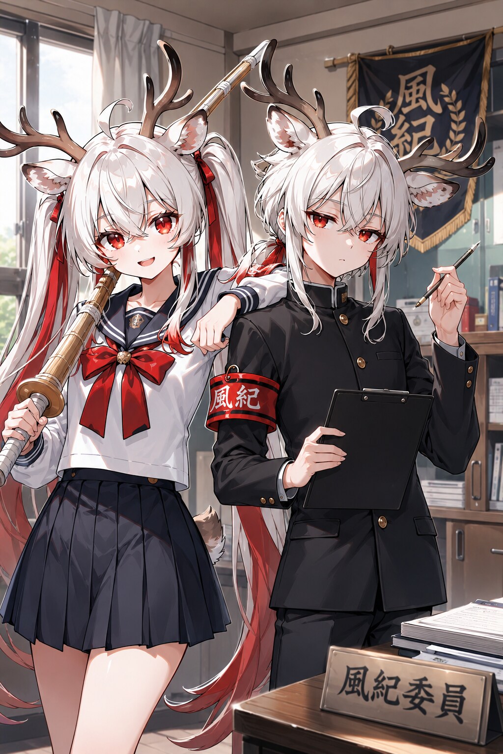 双子の風紀委員