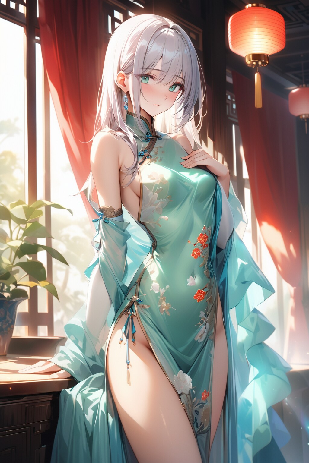 チーパオ娘