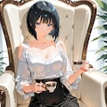 【FA】ロングスカート愛好家さん家の栞ちゃん 3枚目