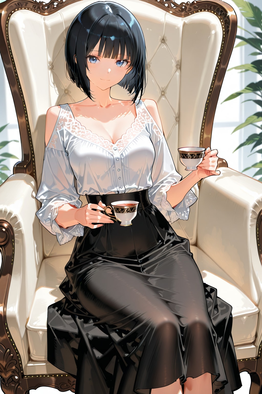 【FA】ロングスカート愛好家さん家の栞ちゃん