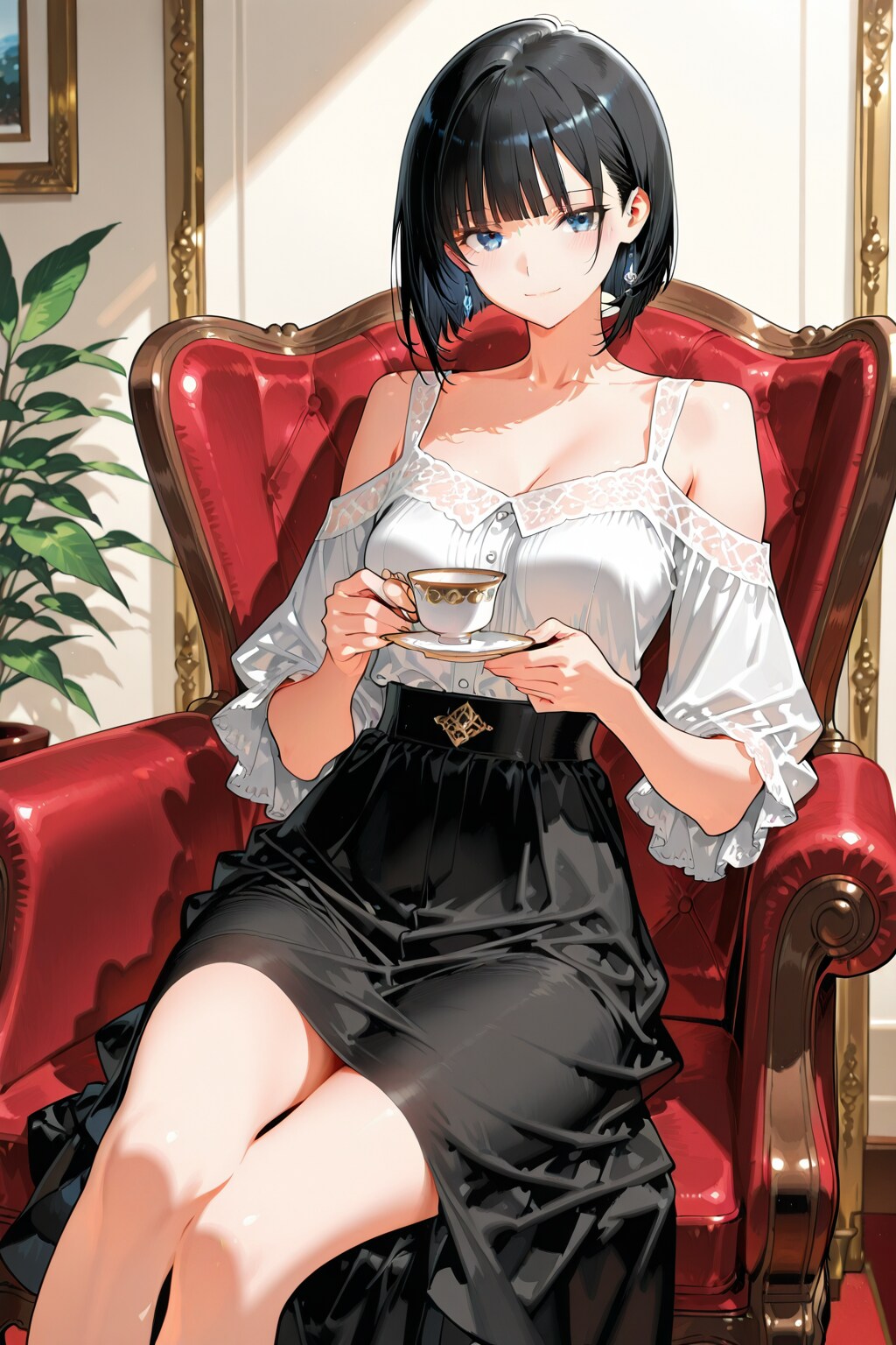 【FA】ロングスカート愛好家さん家の栞ちゃん