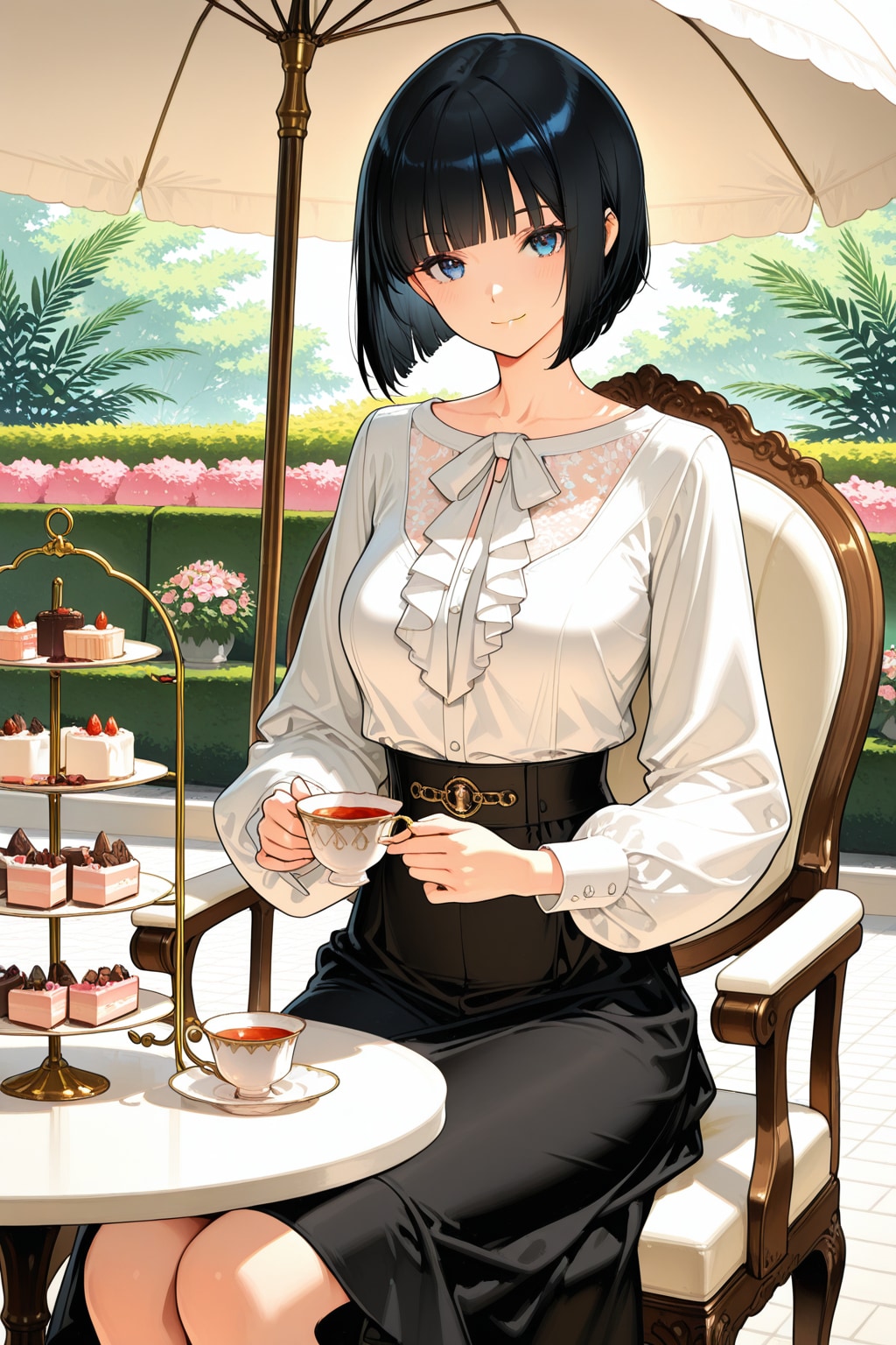 【FA】ロングスカート愛好家さん家の栞ちゃん