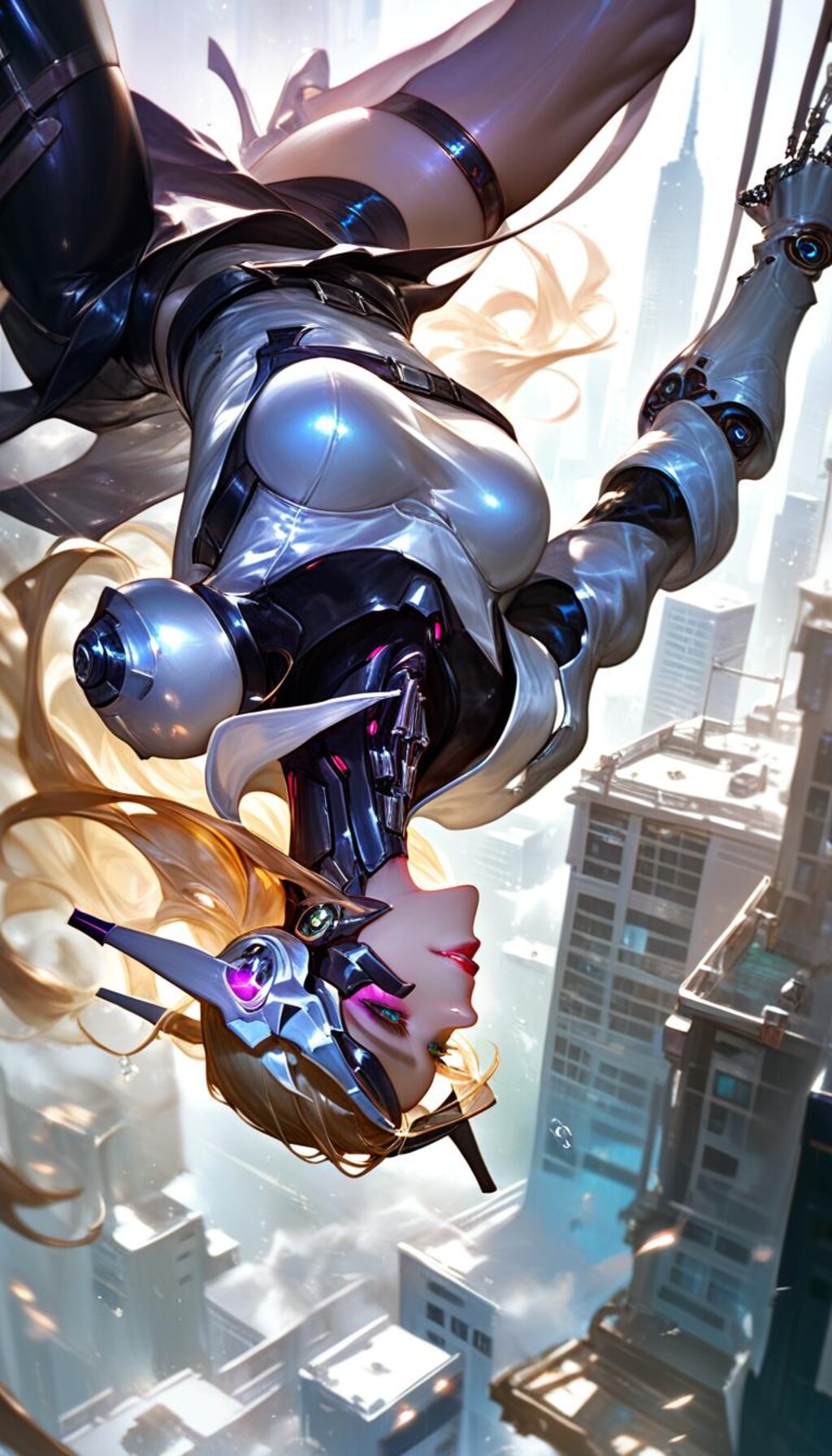 シン女王イン近未来歌舞伎町　颯爽と水鉄砲