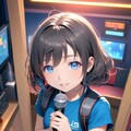 カラオケで歌う小さな女の子 12枚目