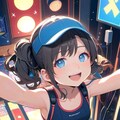カラオケで歌う小さな女の子 2枚目