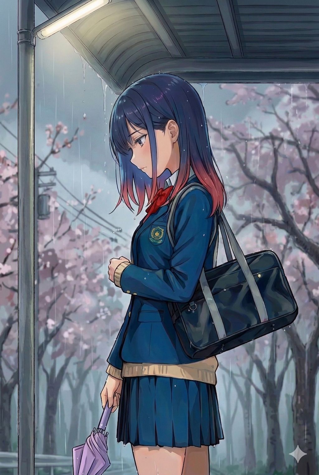 先輩のいない通学路