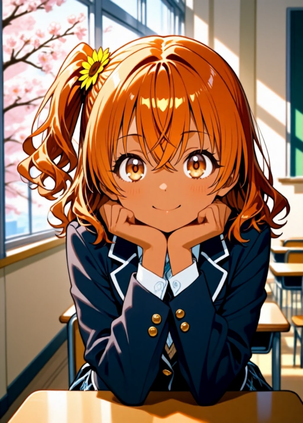 入学式　同じクラスになれて良かったね！