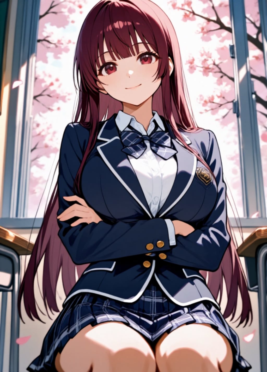 入学式　同じクラスになれて良かったね！