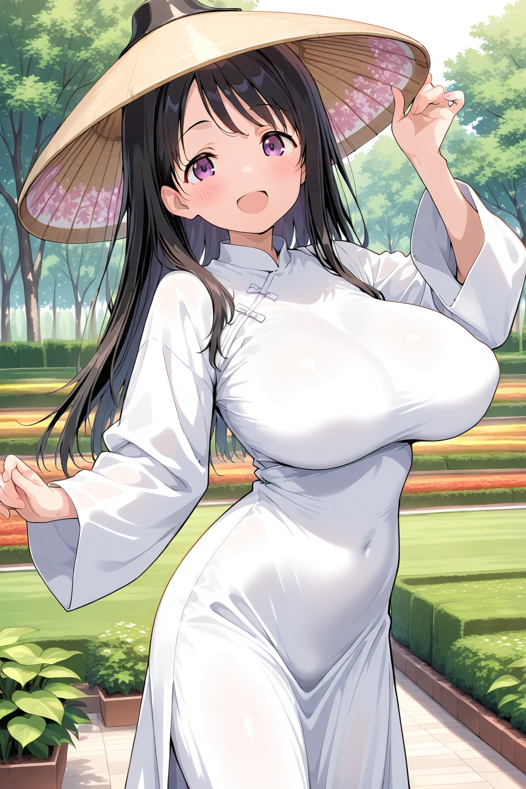 アオザイ | の人気AIイラスト・グラビア