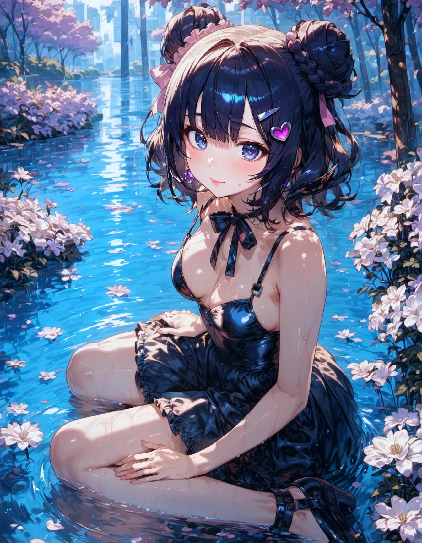 Sapphire Blossom Waters