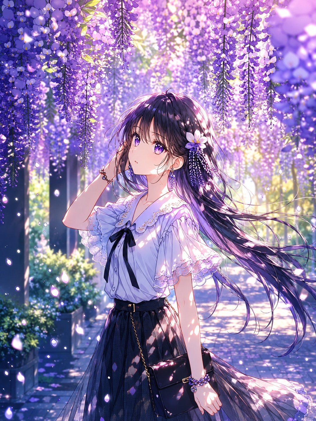藤色の風がほどく