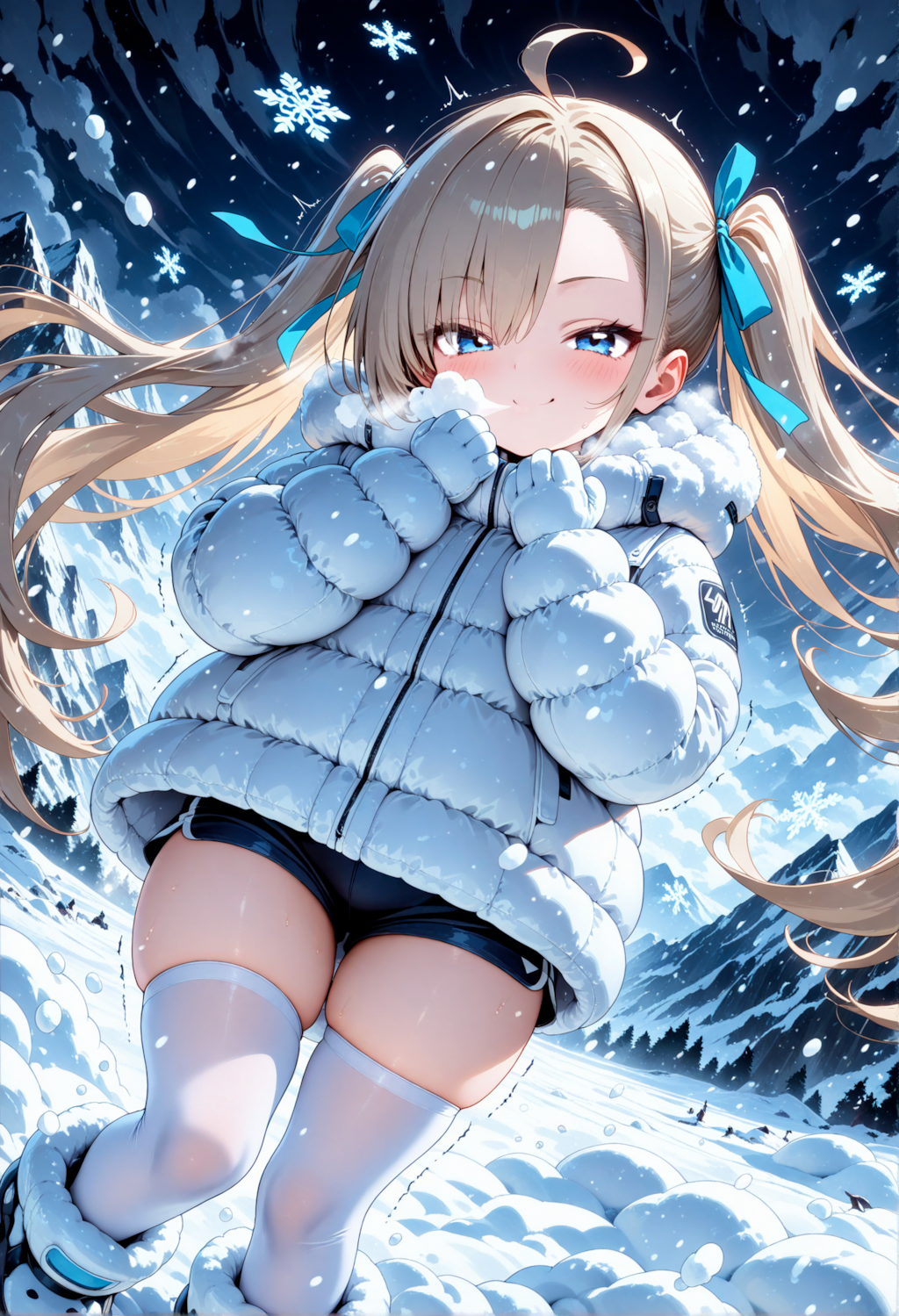 雪山を舐めてはいけない ／ Don't underestimate the snowy mountains.