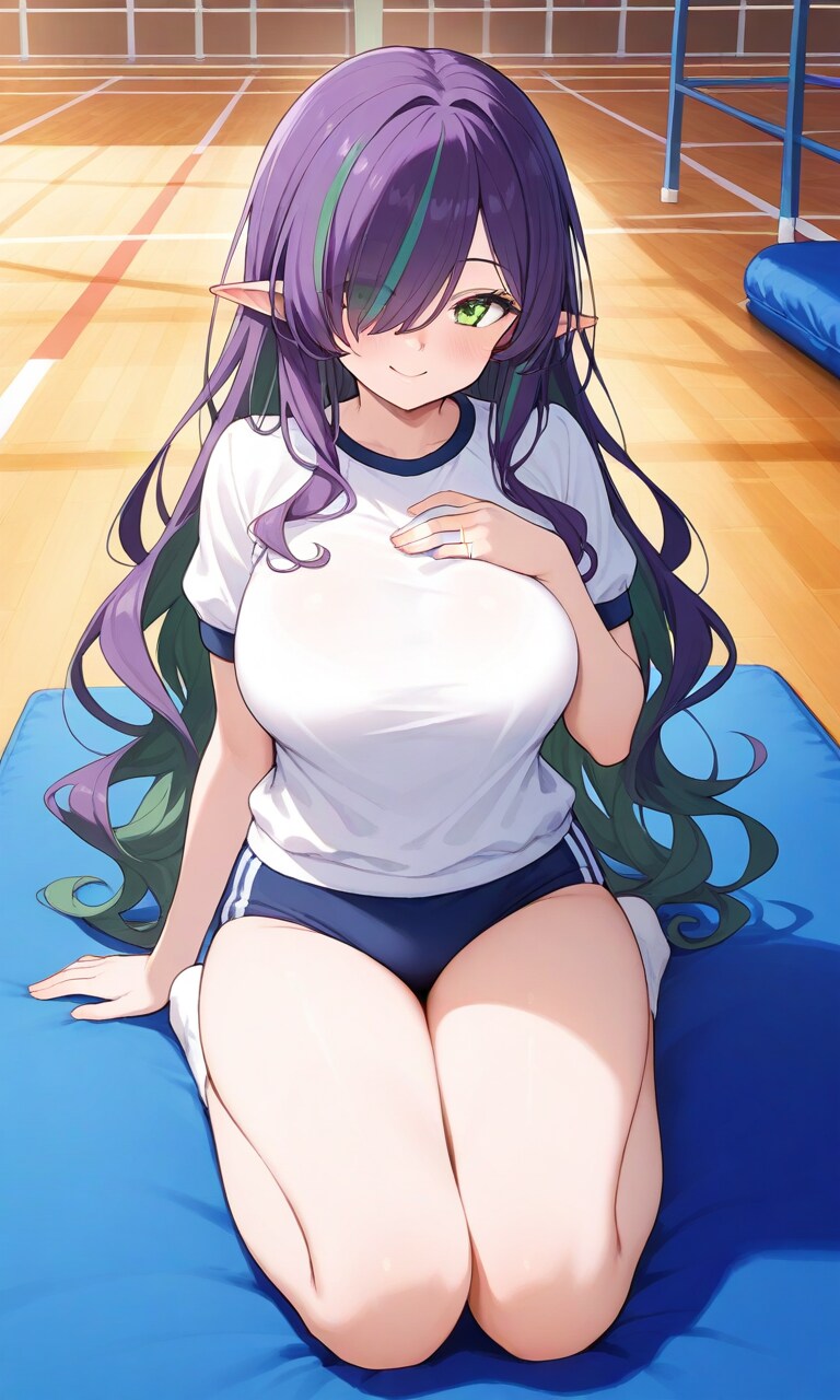 ブルマ姿のミザリィさん