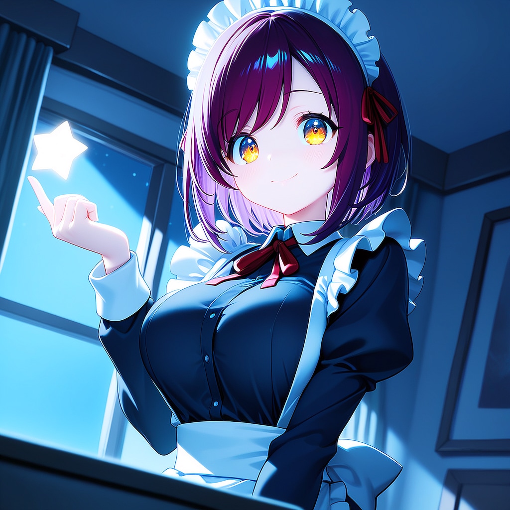 こんばんは（挨拶メイドの芽衣ちゃん）