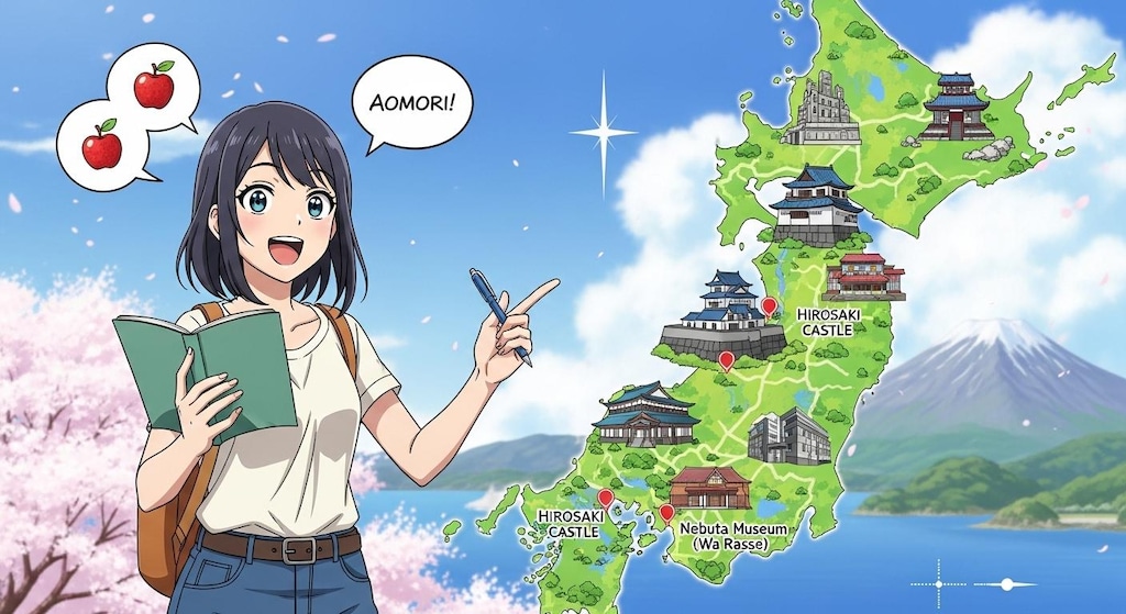 青森県のなかをしらべた