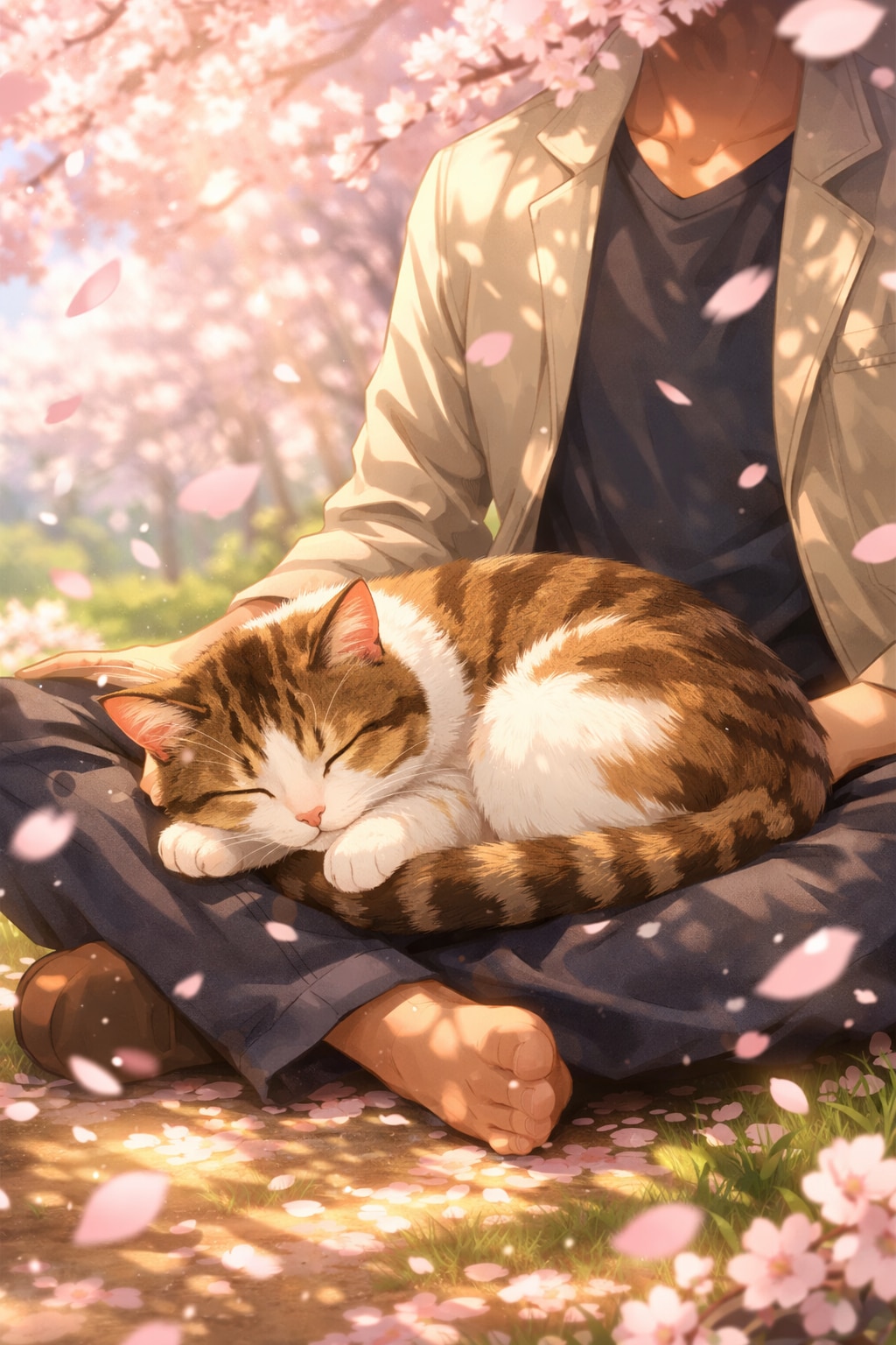 ChatGPTさんによる春眠暁を覚えない猫耳少女